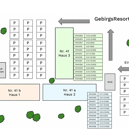 Gebirgsresort アパート
